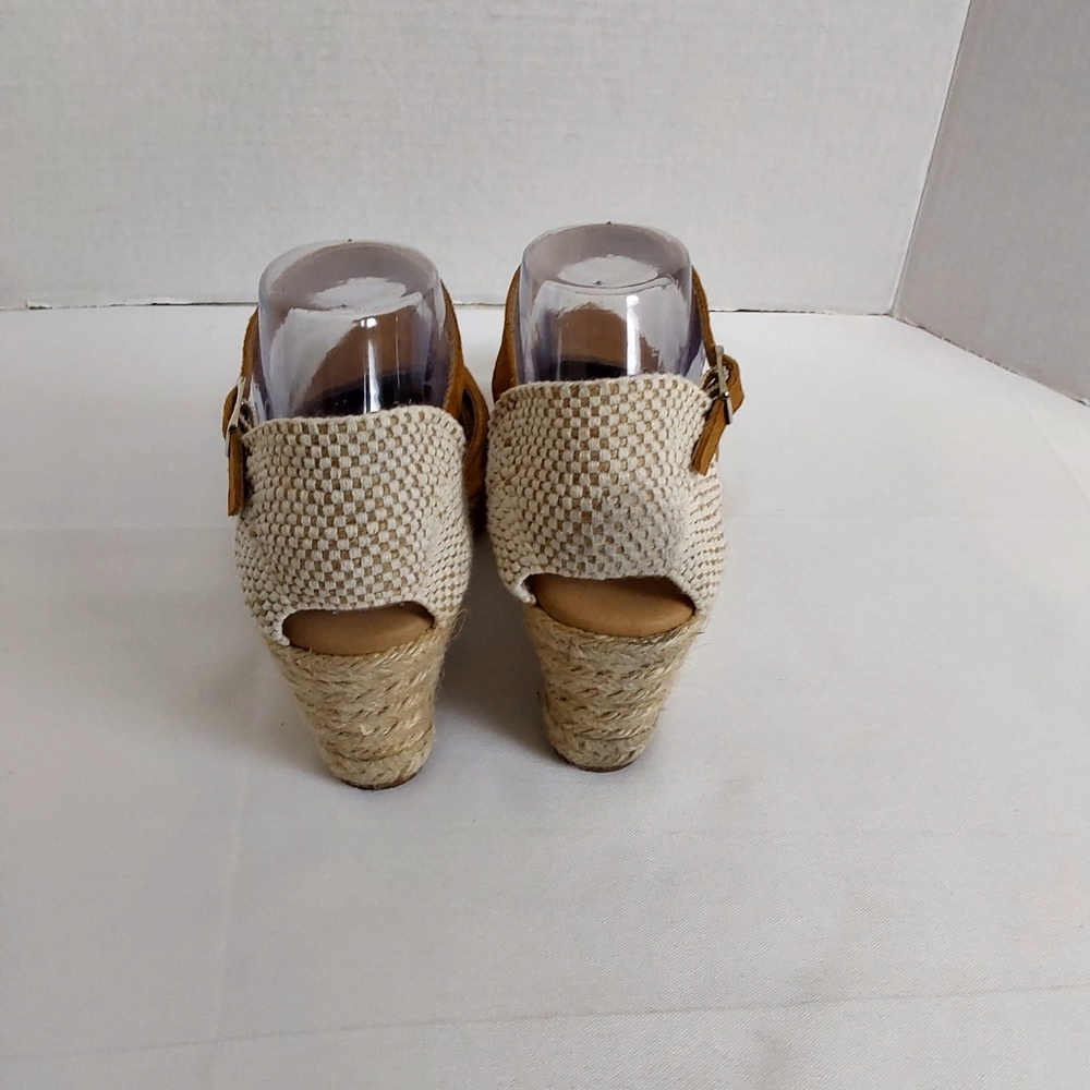 Paseart Anthropologie Wedge Platform Sandals - Picture 6 of 13